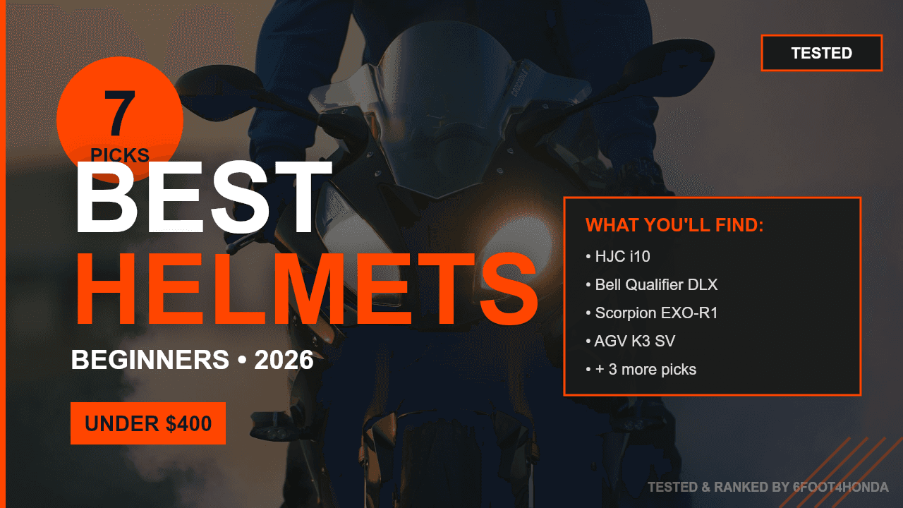 7 Best Beginner Motorcycle Helmets 2026 (Tested & Ranked)